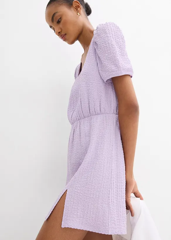 Shirtjurk van gestructureerde crêpe, bonprix