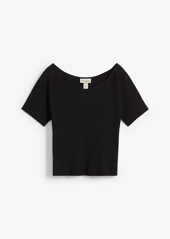 Aansluitend T-shirt van puur biologisch katoen, bonprix