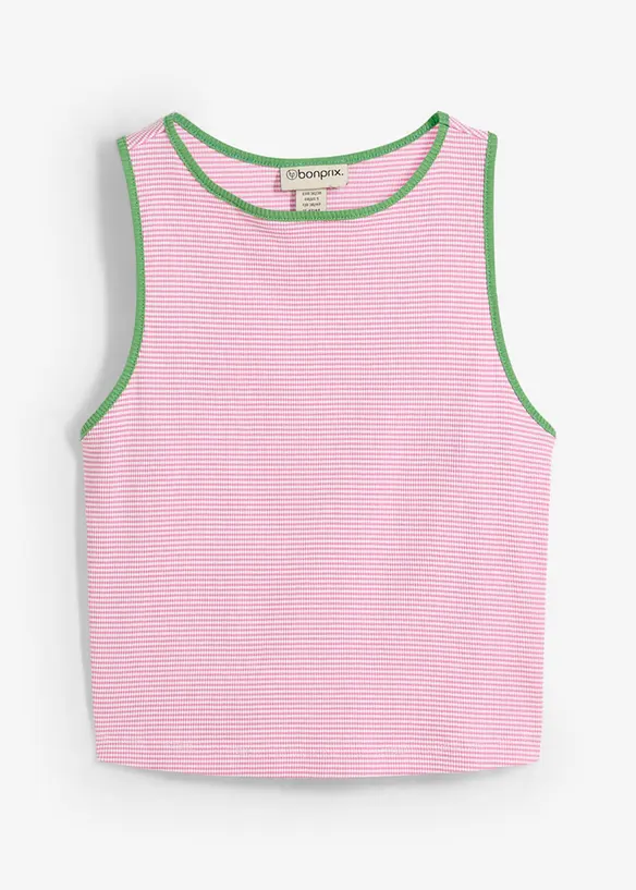 Tanktop van biologisch katoen, bonprix