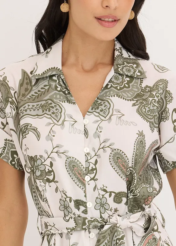 Jurk met ceintuur, bonprix