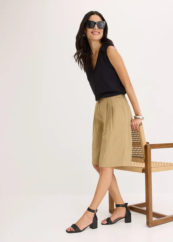 Viscose piqué polotop, bonprix