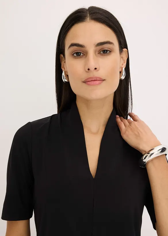 Shirt met een kelkkraag, bonprix