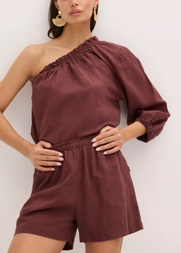 Short met linnen, bonprix