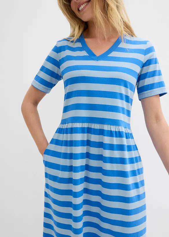 Jersey jurk van biologisch katoen, bonprix