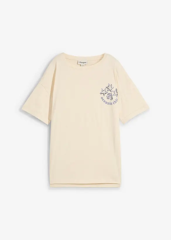 Boxy shirt van puur katoen, bonprix