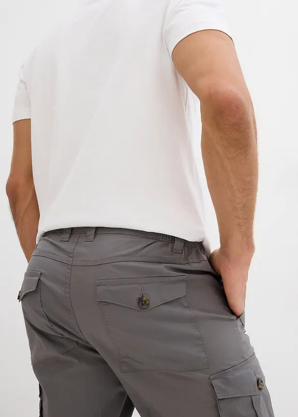 Lange bermuda met cargozakken, regular fit, bonprix