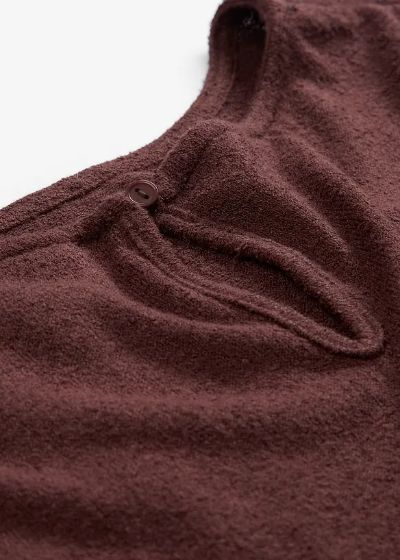 Oversized shirt in gebreide look, bonprix