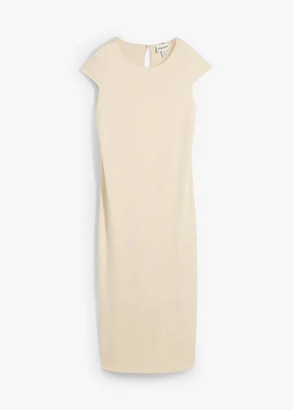 Midi jurk in gebreide look, bonprix