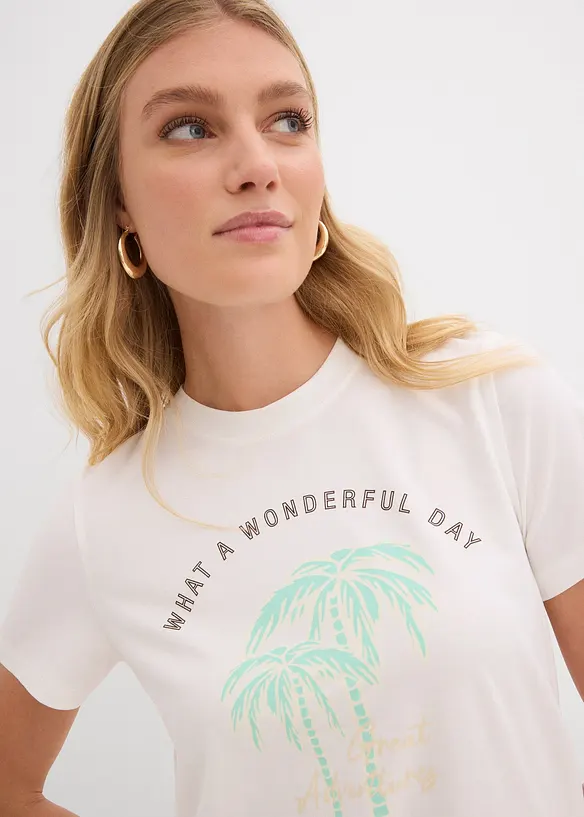 T-shirt met originele print, bonprix