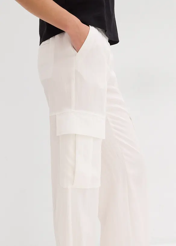 Cargo broek in een soepele lyocellmix, bonprix