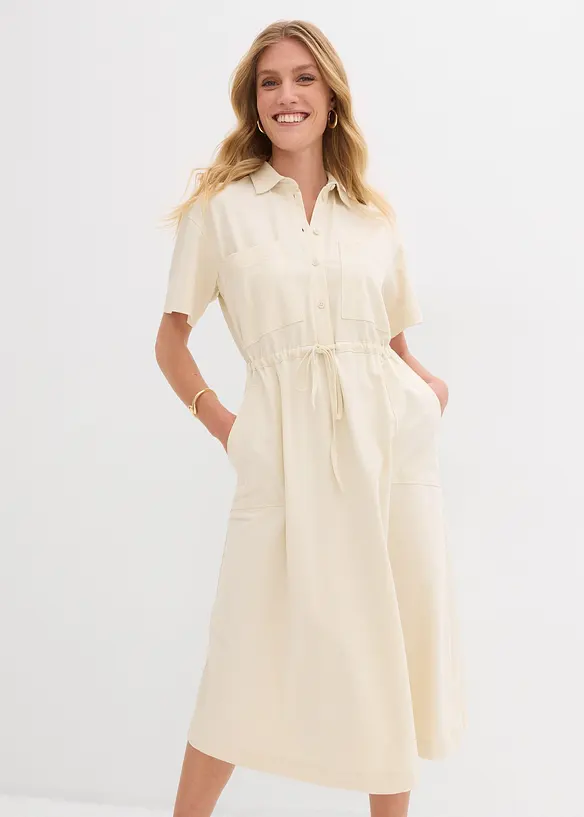 Shirtjurk van stretch katoen, bonprix