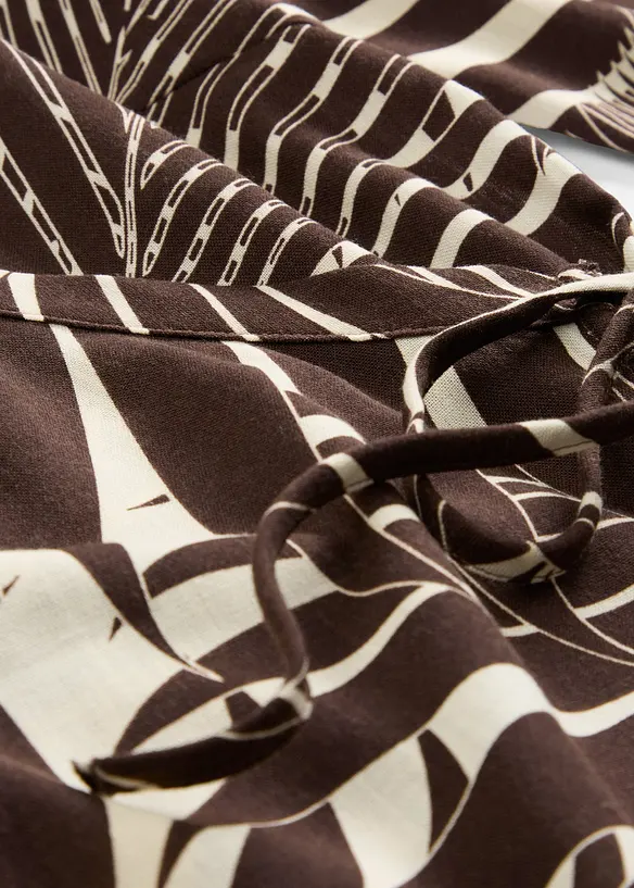 Kimono blouse in linnen look, bonprix
