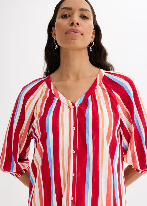 Blouse van gestructureerde viscose, bonprix