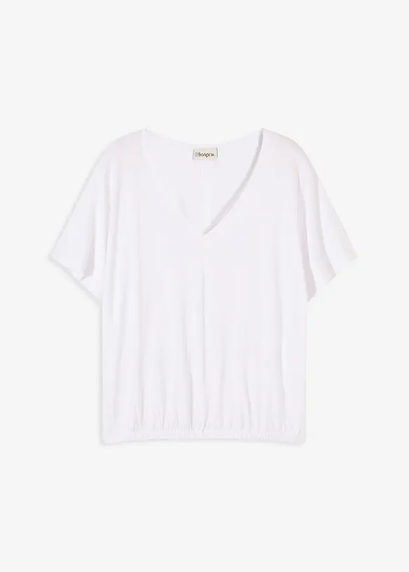 Oversized shirt in een viscosemix, bonprix