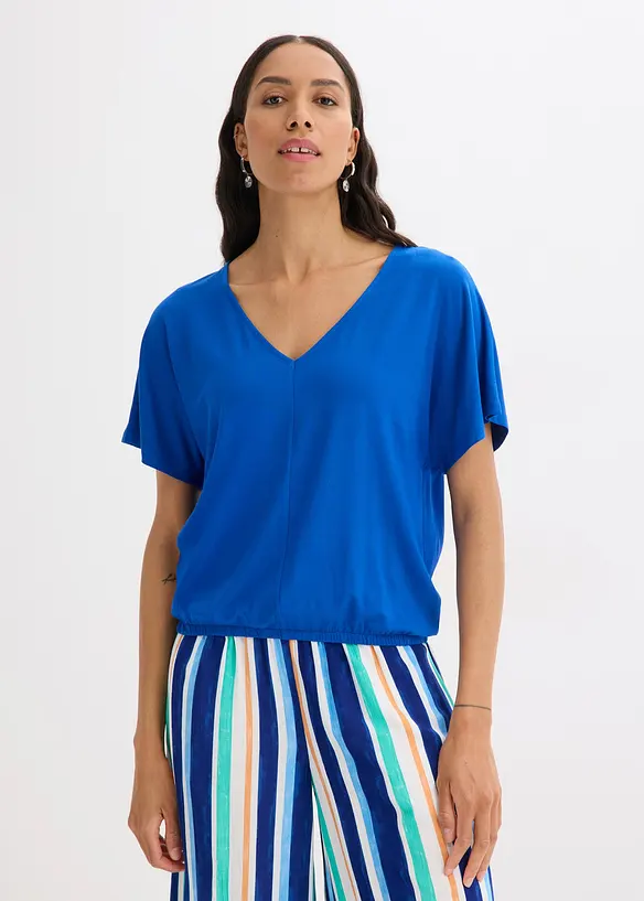 Oversized shirt in een viscosemix, bonprix