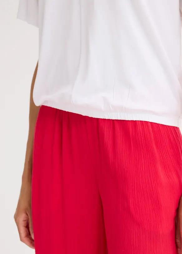 Oversized shirt in een viscosemix, bonprix