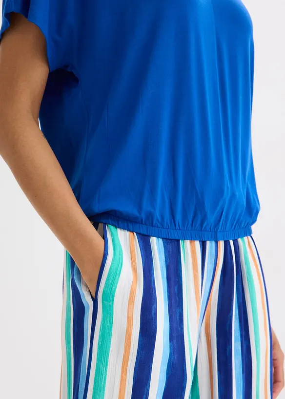 Oversized shirt in een viscosemix, bonprix