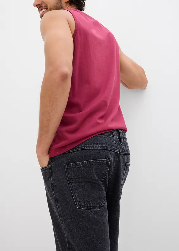 Jeans bermuda met comfort tailleband, classic fit, bonprix