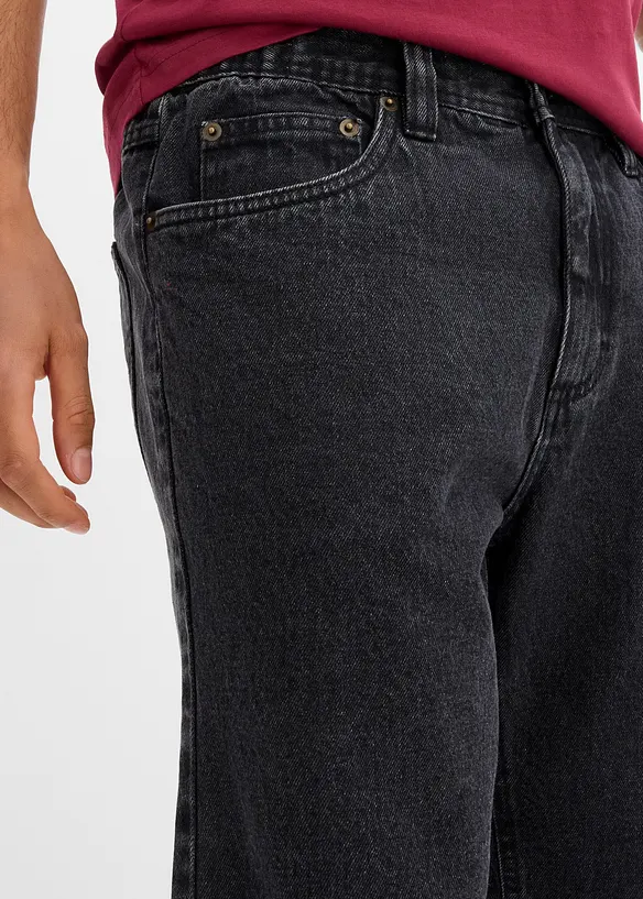 Jeans bermuda met comfort tailleband, classic fit, bonprix