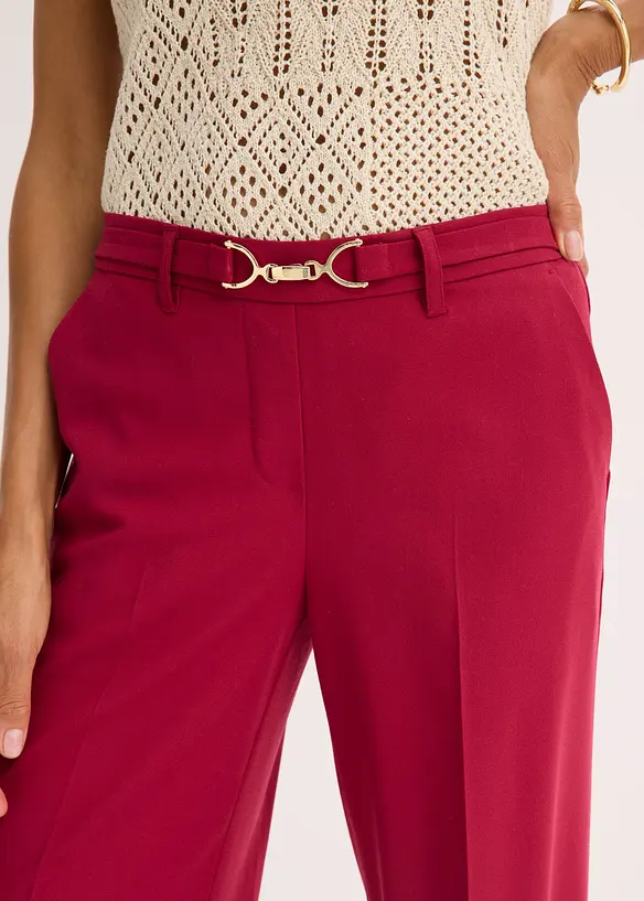 Marlene Dietrich broek met sierriem, bonprix