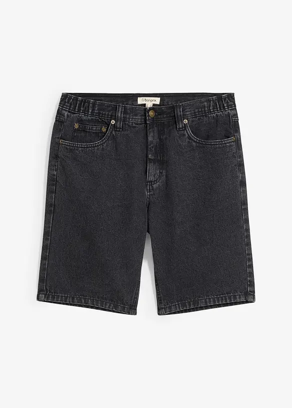 Jeans bermuda met comfort tailleband, classic fit, bonprix