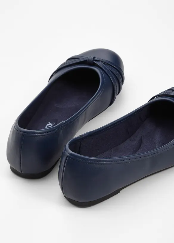 Soepele ballerina's met comfortabele wijdte, bonprix