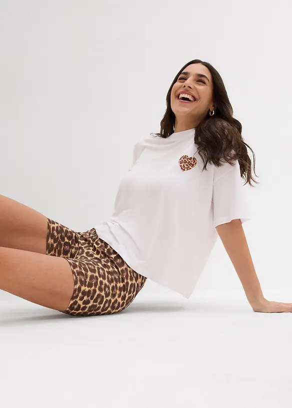 Korte legging (set van 2), bonprix