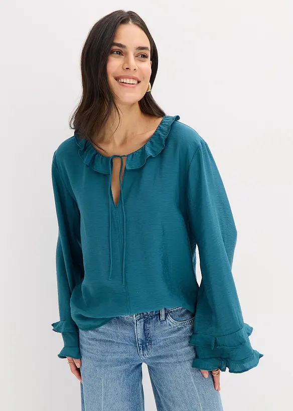 Boheme blouse in een fijne viscosemix, bonprix