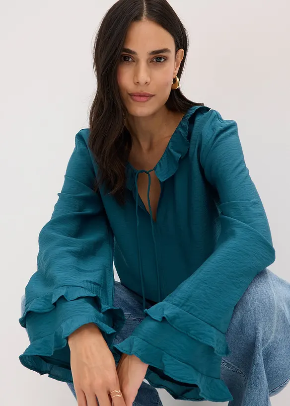 Boheme blouse in een fijne viscosemix, bonprix
