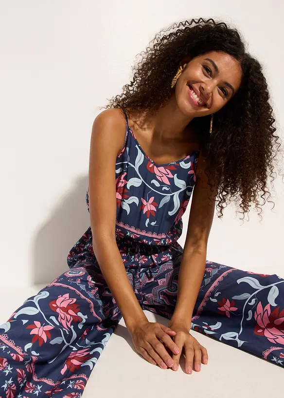 Lange jumpsuit van soepele viscose, bonprix
