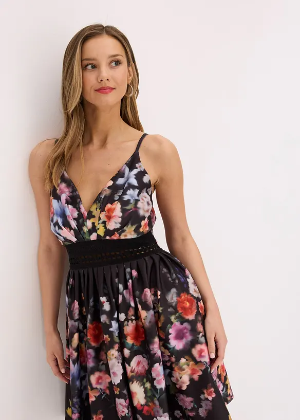 Mini jurk met gehaakte inzet, bonprix