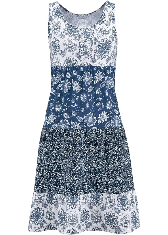 Jurk van katoen-jersey, kort, bonprix