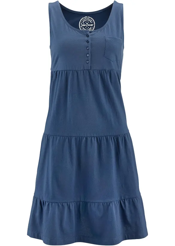 Jurk van katoen-jersey, kort, bonprix