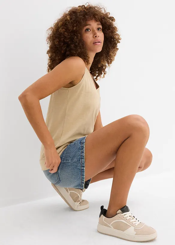 Tanktop van biologisch katoen (set van 2), bonprix