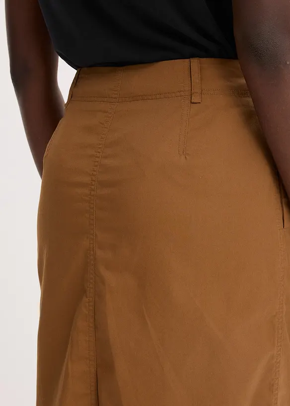 Midirok in een katoenmix, bonprix