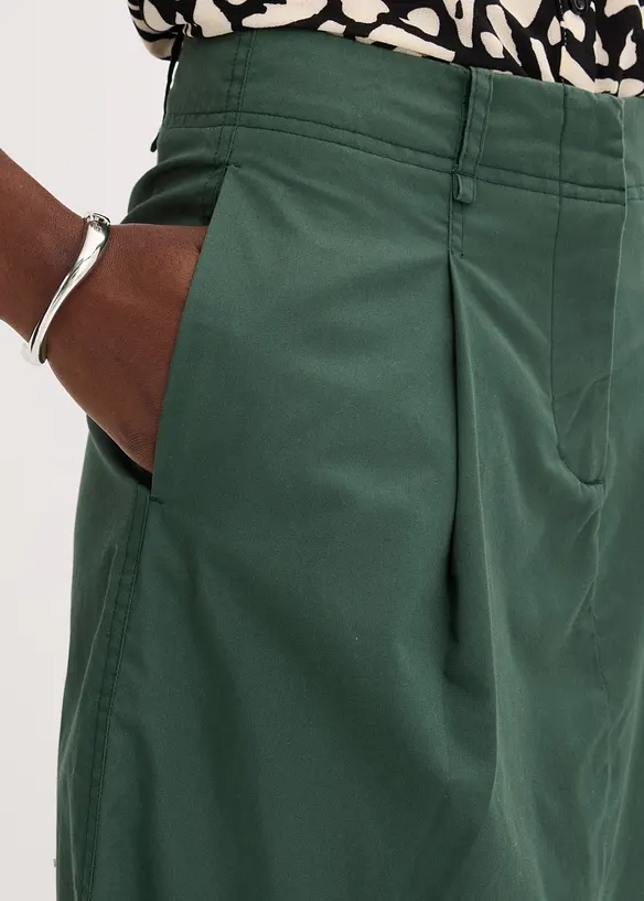 Midirok in een katoenmix, bonprix