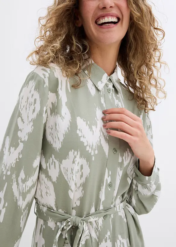 Overhemdjurk van soepele viscose, bonprix
