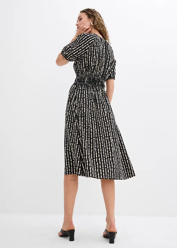 Midi jurk van zachte viscose, bonprix