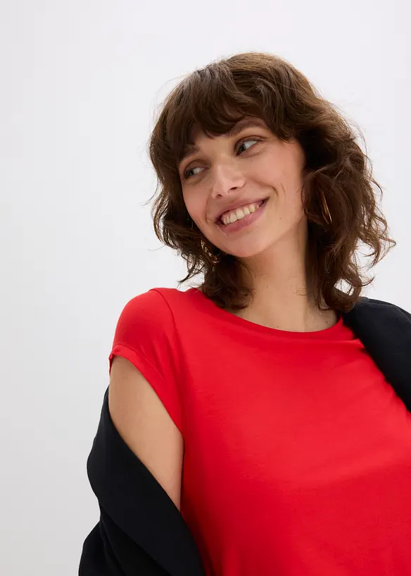 Shirt van soepele viscose, bonprix