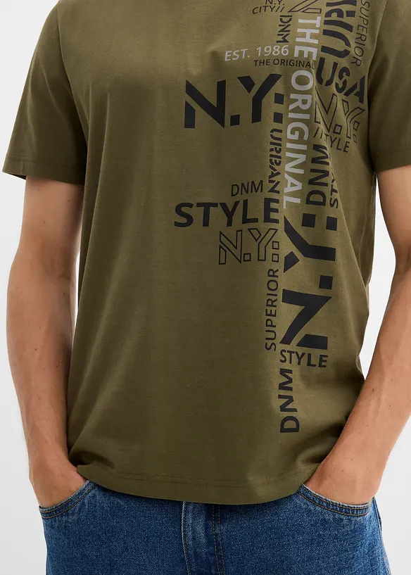 T-shirt van biologisch katoen, bonprix