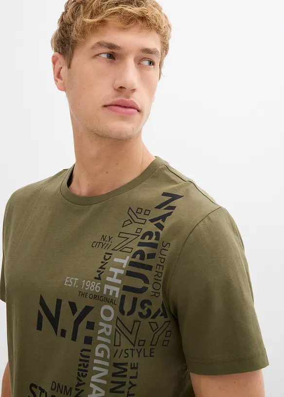 T-shirt van biologisch katoen, bonprix