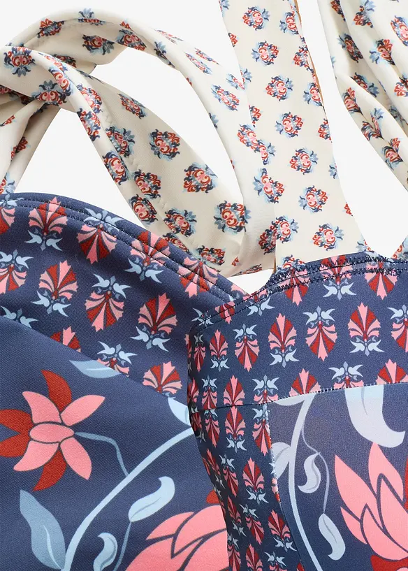 Bandeau badpak met brede bandjes, bonprix