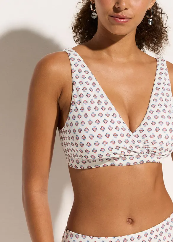 Bralette bikinitop met V-hals, bonprix