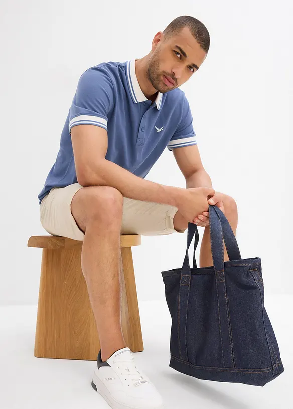 Piqué poloshirt van biologisch katoen, bonprix