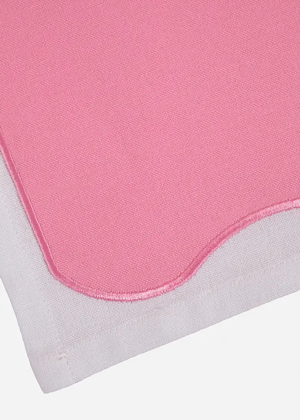 Placemats met geborduurde rand (set van 2), bonprix