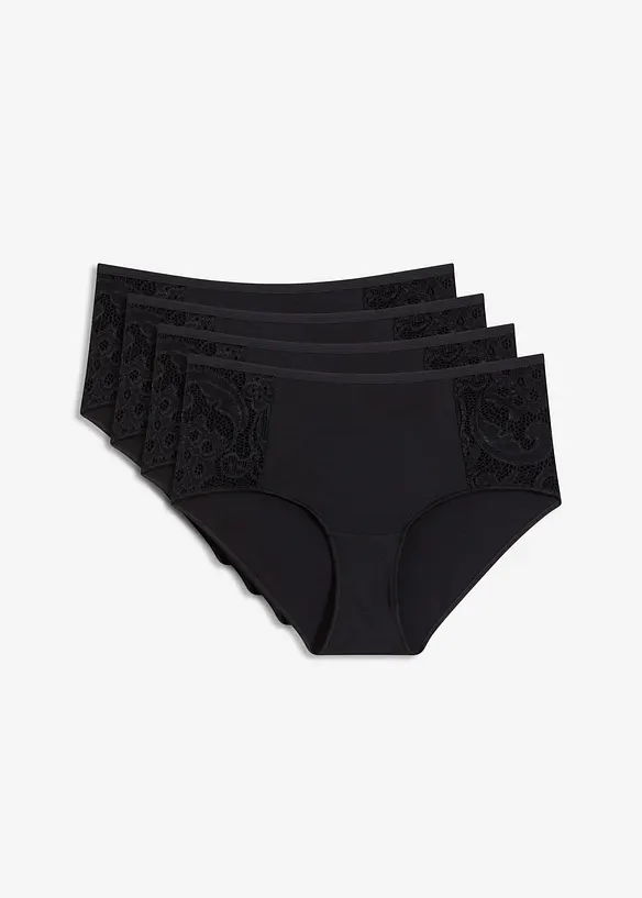 Maxi hipster van zacht modal (set van 4), bonprix