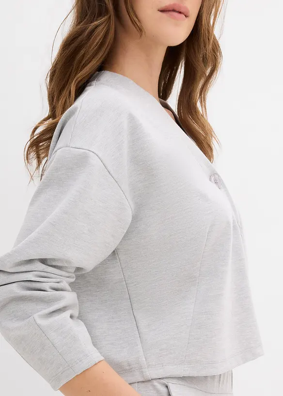 Sweatvest in een viscosemix, bonprix