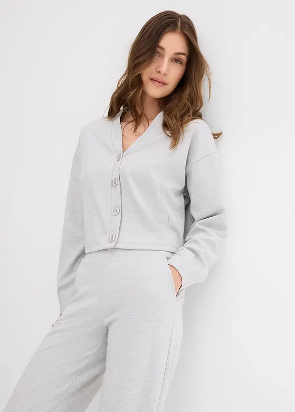 Sweatvest in een viscosemix, bonprix