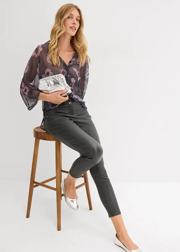 Broek in een viscosemix, bonprix