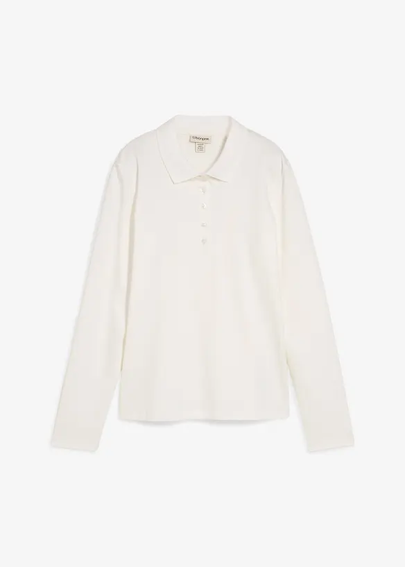 Poloshirt van zwaar biologisch katoen, bonprix